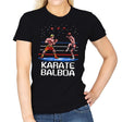 Karate Balboa - Womens T-Shirts RIPT Apparel Small / Black