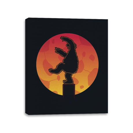 Karate Cookid - Canvas Wraps Canvas Wraps RIPT Apparel 11x14 / Black