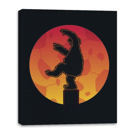 Karate Cookid - Canvas Wraps Canvas Wraps RIPT Apparel 16x20 / Black