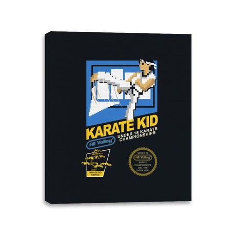Karate Game - Canvas Wraps Canvas Wraps RIPT Apparel 11x14 / Black