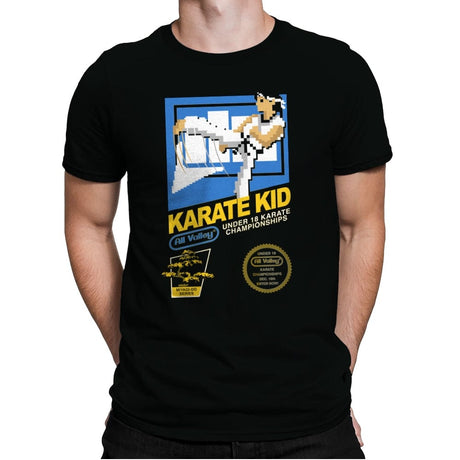 Karate Game - Mens Premium T-Shirts RIPT Apparel Small / Black