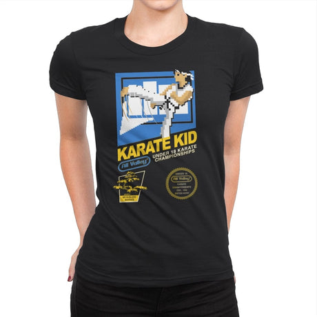 Karate Game - Womens Premium T-Shirts RIPT Apparel Small / Black