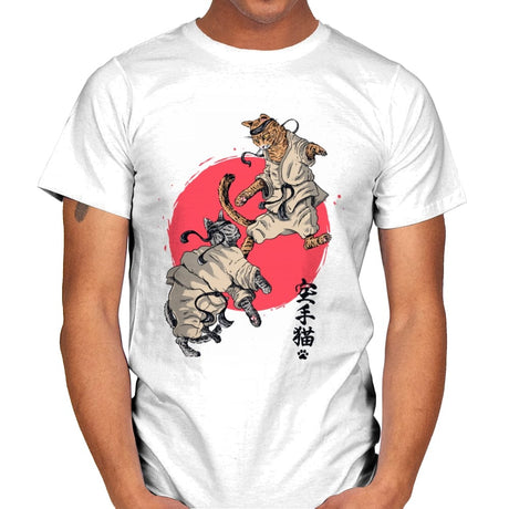 Karate Kats - Mens T-Shirts RIPT Apparel Small / White