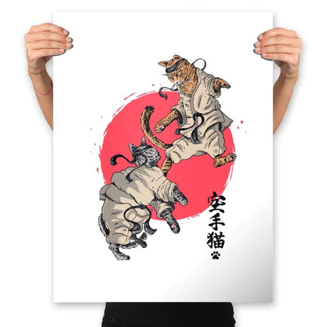 Karate Kats - Prints Posters RIPT Apparel 18x24 / White