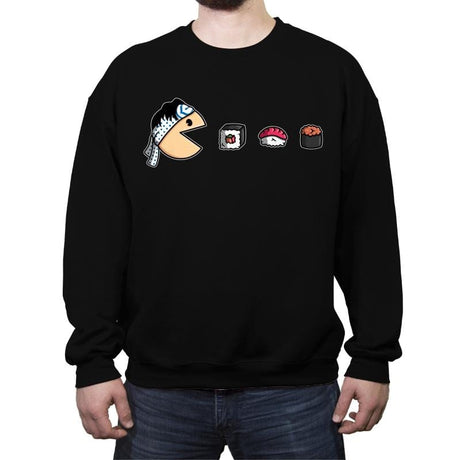 Karate-Man - Crew Neck Sweatshirt Crew Neck Sweatshirt RIPT Apparel Small / Black