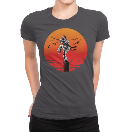Karate Murray - Womens Premium T-Shirts RIPT Apparel Small / Heavy Metal