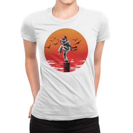 Karate Murray - Womens Premium T-Shirts RIPT Apparel Small / White