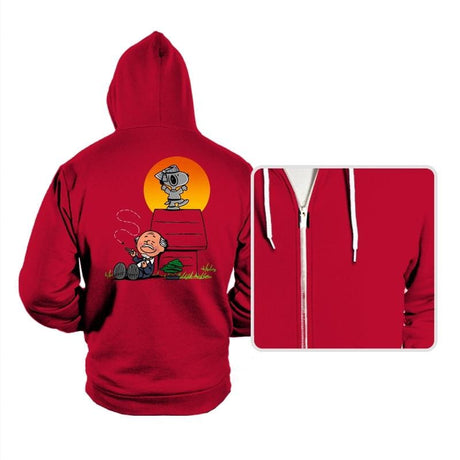 Karate Nuts - Hoodies Hoodies RIPT Apparel Small / Red