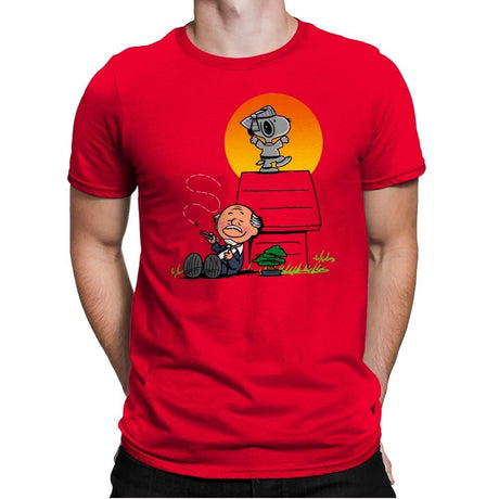 Karate Nuts - Mens Premium T-Shirts RIPT Apparel Small / Red