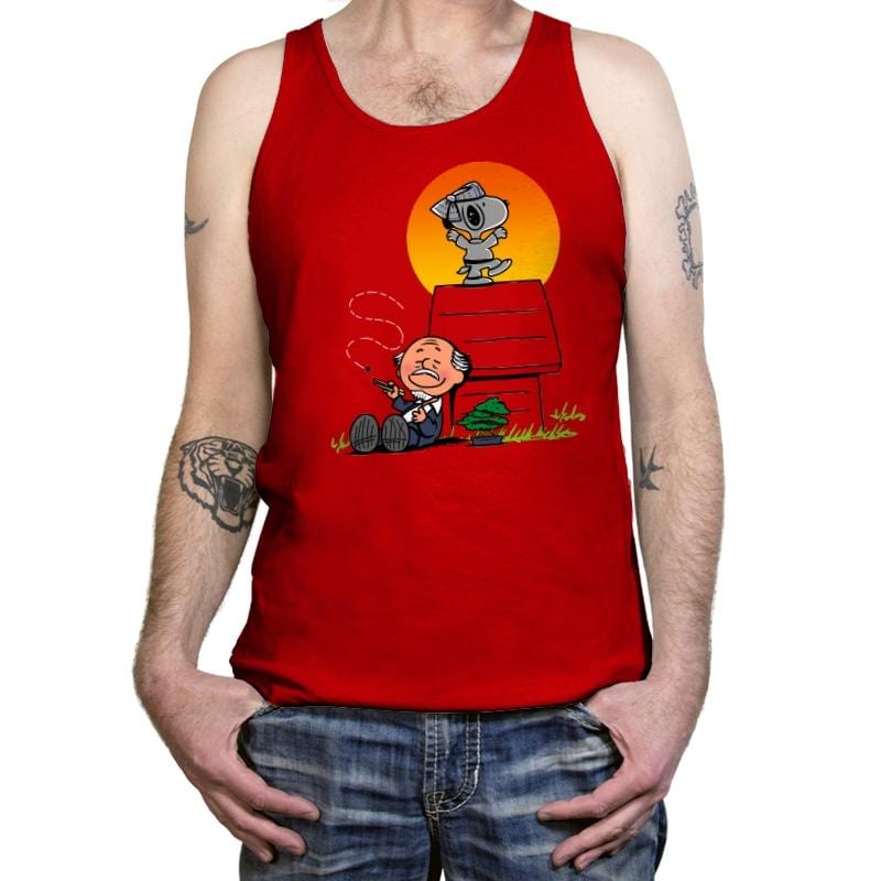 Karate Nuts - Tanktop Tanktop RIPT Apparel X-Small / Red