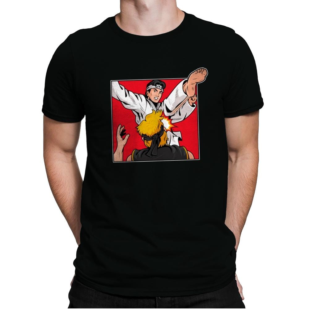 Karate Slap - Mens Premium T-Shirts RIPT Apparel Small / Black