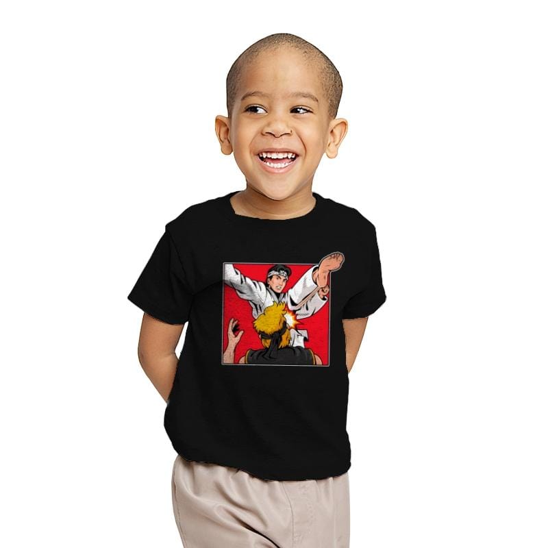 Karate Slap - Youth T-Shirts RIPT Apparel X-small / Black