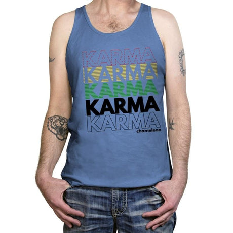 Karma Club - Tanktop Tanktop RIPT Apparel X-Small / Blue Triblend
