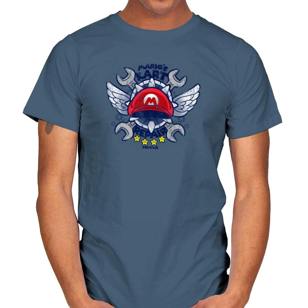 Kart Repair Exclusive - Mens T-Shirts RIPT Apparel Small / Indigo Blue