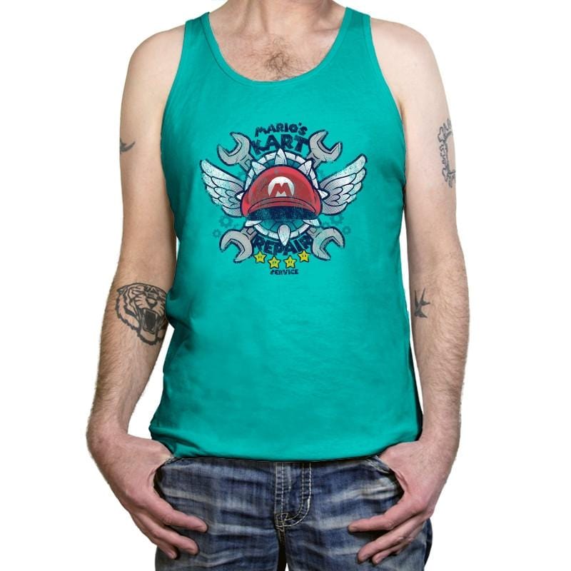 Kart Repair Exclusive - Tanktop Tanktop RIPT Apparel X-Small / Teal