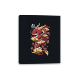 Kawaii Red Dragon - Canvas Wraps Canvas Wraps RIPT Apparel 8x10 / Black