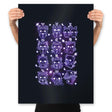 Kawaii Zodiac Signs - Prints Posters RIPT Apparel 18x24 / Black