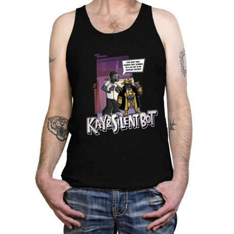 Kay & Silent Bot - Tanktop Tanktop RIPT Apparel X-Small / Black