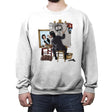 Keanu Triple Self Portrait - Crew Neck Sweatshirt Crew Neck Sweatshirt RIPT Apparel Small / White