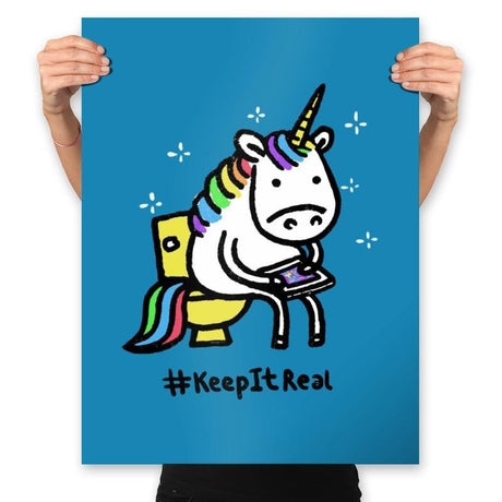 Keep It Real - Prints Posters RIPT Apparel 18x24 / Sapphire