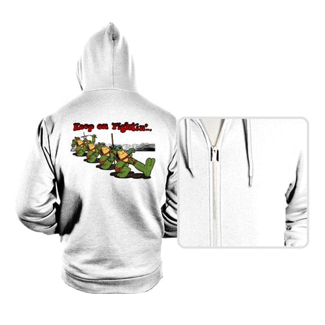 Keep on Fightin´... - Hoodies Hoodies RIPT Apparel Small / White