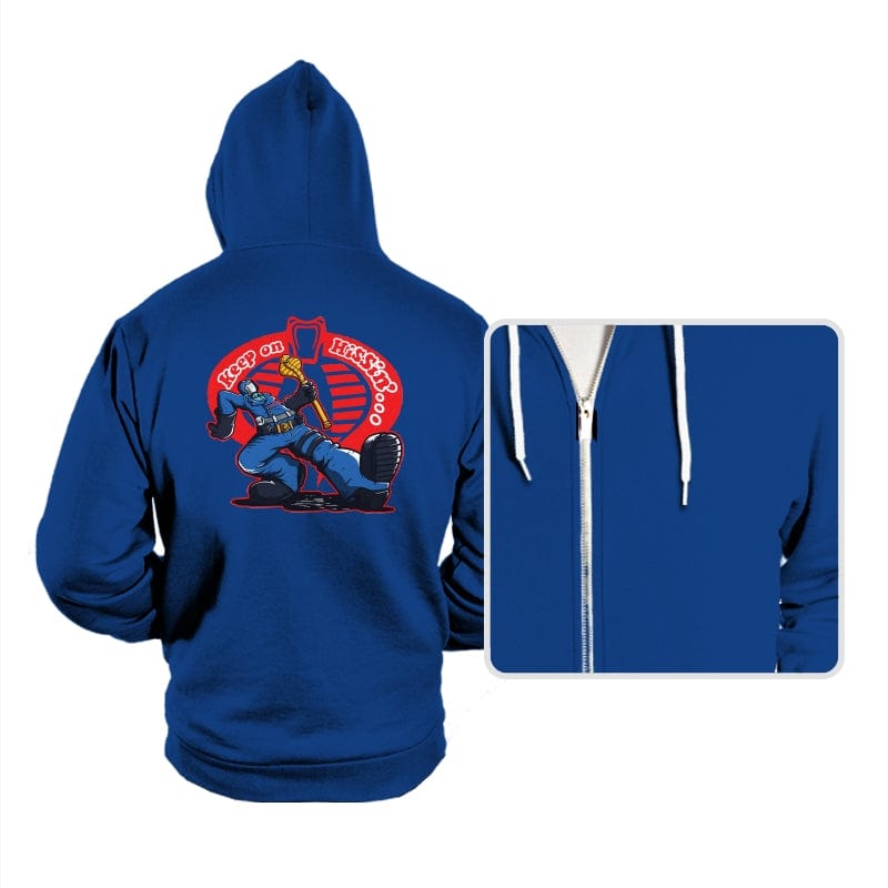 Keep on Hissin... - Hoodies Hoodies RIPT Apparel Small / True Royal