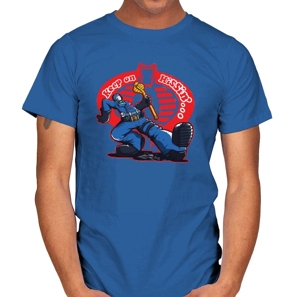 Keep on Hissin... - Mens T-Shirts RIPT Apparel Small / Royal