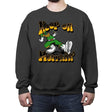 Keep on Morphin - Crew Neck Sweatshirt Crew Neck Sweatshirt RIPT Apparel Small / Charcoal