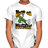 Keep on Morphin - Mens T-Shirts RIPT Apparel Small / White