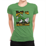 Keep on Morphin - Womens Premium T-Shirts RIPT Apparel Small / Kelly