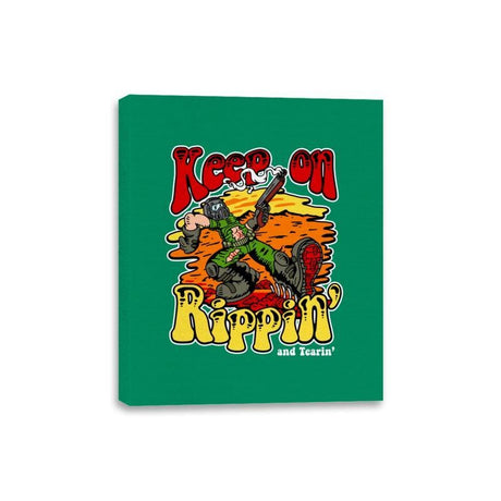 Keep on Rippin' - Canvas Wraps Canvas Wraps RIPT Apparel 8x10 / Kelly