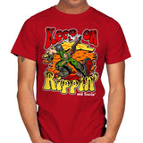 Keep on Rippin' - Mens T-Shirts RIPT Apparel Small / Red
