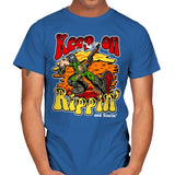 Keep on Rippin' - Mens T-Shirts RIPT Apparel Small / Royal