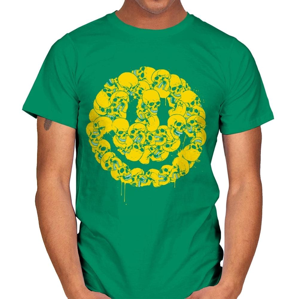 Keep Smiling - Mens T-Shirts RIPT Apparel Small / Kelly