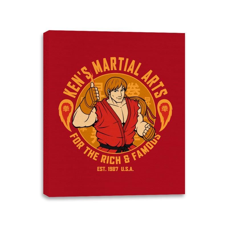 Ken's Martial Arts - Canvas Wraps Canvas Wraps RIPT Apparel 11x14 / Red