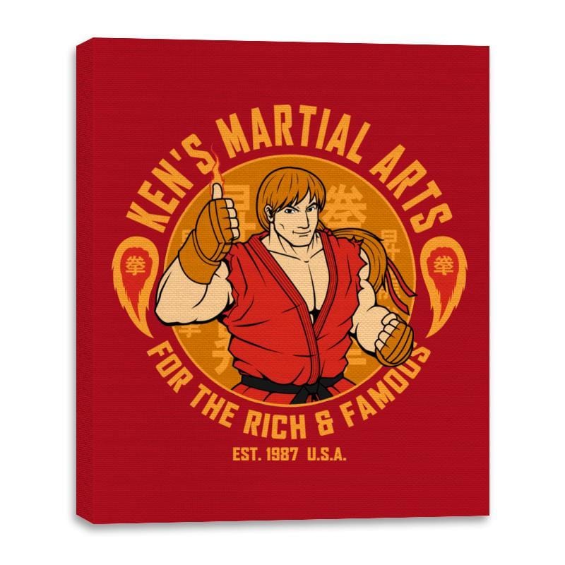 Ken's Martial Arts - Canvas Wraps Canvas Wraps RIPT Apparel 16x20 / Red