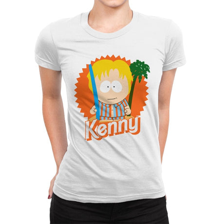 Kenny - Womens Premium T-Shirts RIPT Apparel Small / White