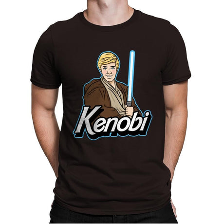 Kenobi - Mens Premium T-Shirts RIPT Apparel Small / Dark Chocolate