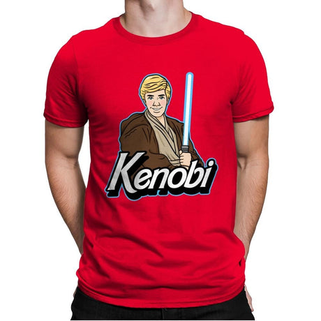 Kenobi - Mens Premium T-Shirts RIPT Apparel Small / Red