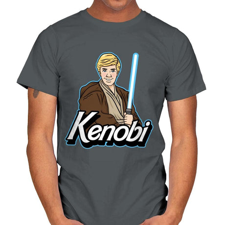 Kenobi - Mens T-Shirts RIPT Apparel Small / Charcoal