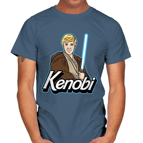 Kenobi - Mens T-Shirts RIPT Apparel Small / Indigo Blue