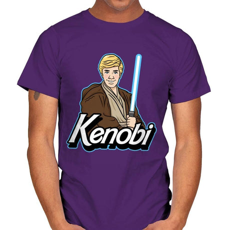 Kenobi - Mens T-Shirts RIPT Apparel Small / Purple