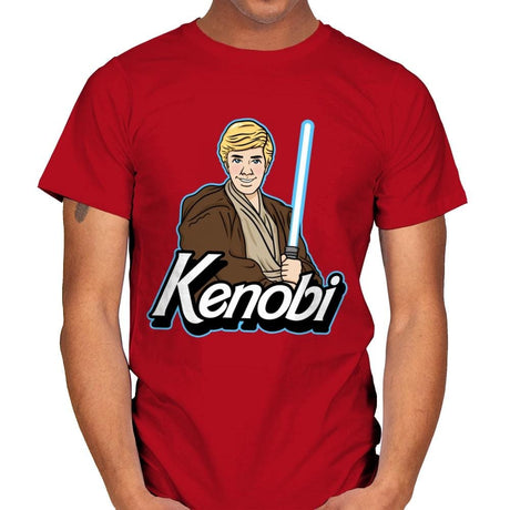 Kenobi - Mens T-Shirts RIPT Apparel Small / Red