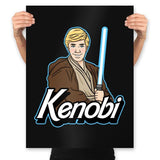 Kenobi - Prints Posters RIPT Apparel 18x24 / Black