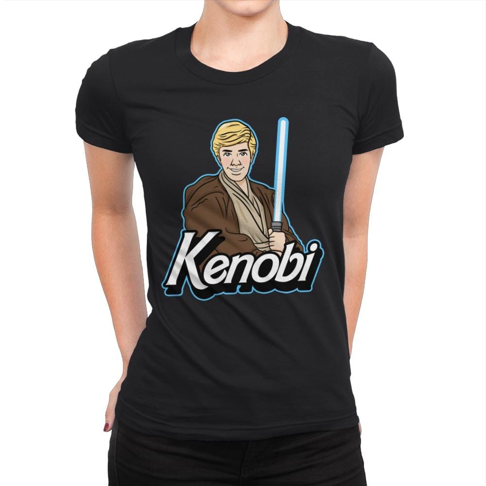 Kenobi - Womens Premium T-Shirts RIPT Apparel Small / Black