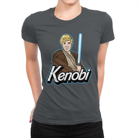 Kenobi - Womens Premium T-Shirts RIPT Apparel Small / Heavy Metal