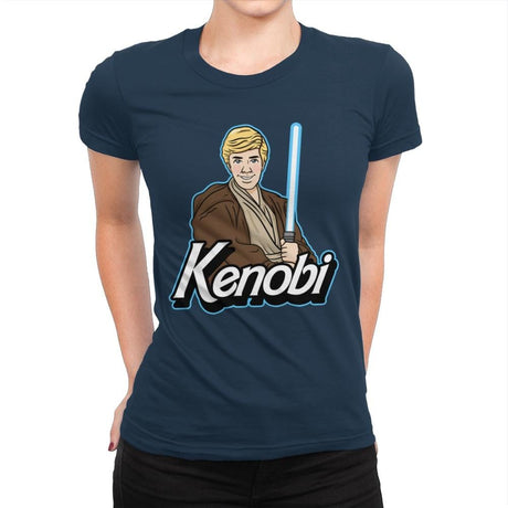 Kenobi - Womens Premium T-Shirts RIPT Apparel Small / Midnight Navy