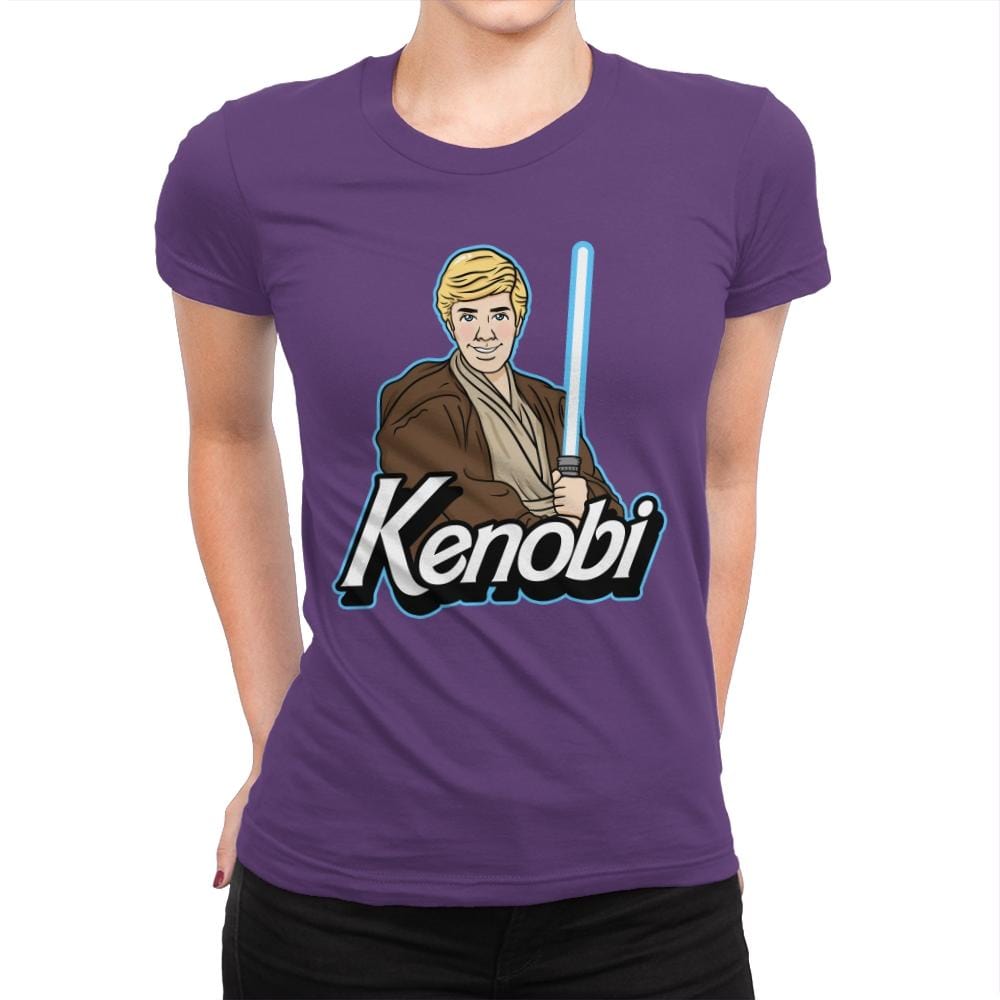 Kenobi - Womens Premium T-Shirts RIPT Apparel Small / Purple Rush