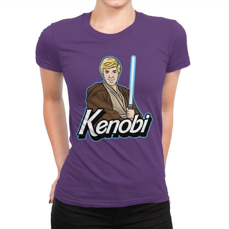 Kenobi - Womens Premium T-Shirts RIPT Apparel Small / Purple Rush