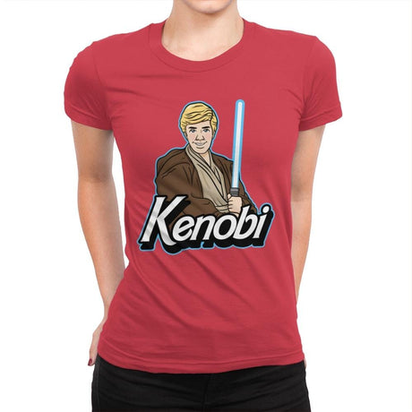Kenobi - Womens Premium T-Shirts RIPT Apparel Small / Red